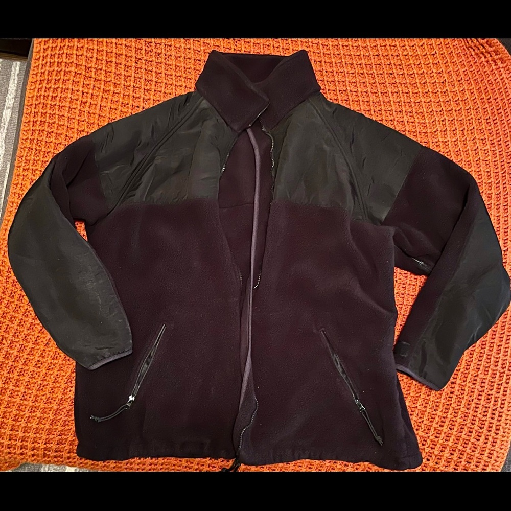 Polartec black fleece jacket